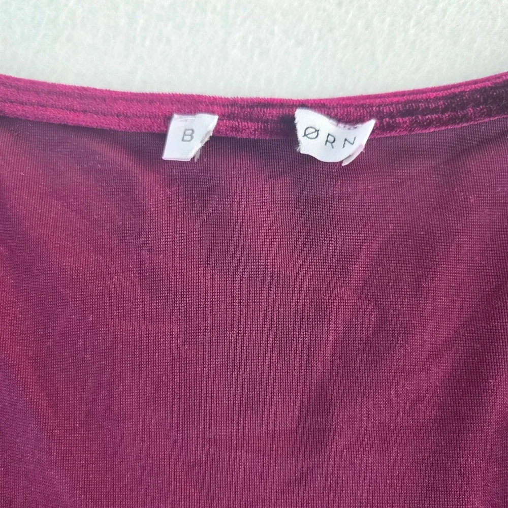 Baltic Born Deep Red Velvet Maxi Dress - Picture 7 of 13